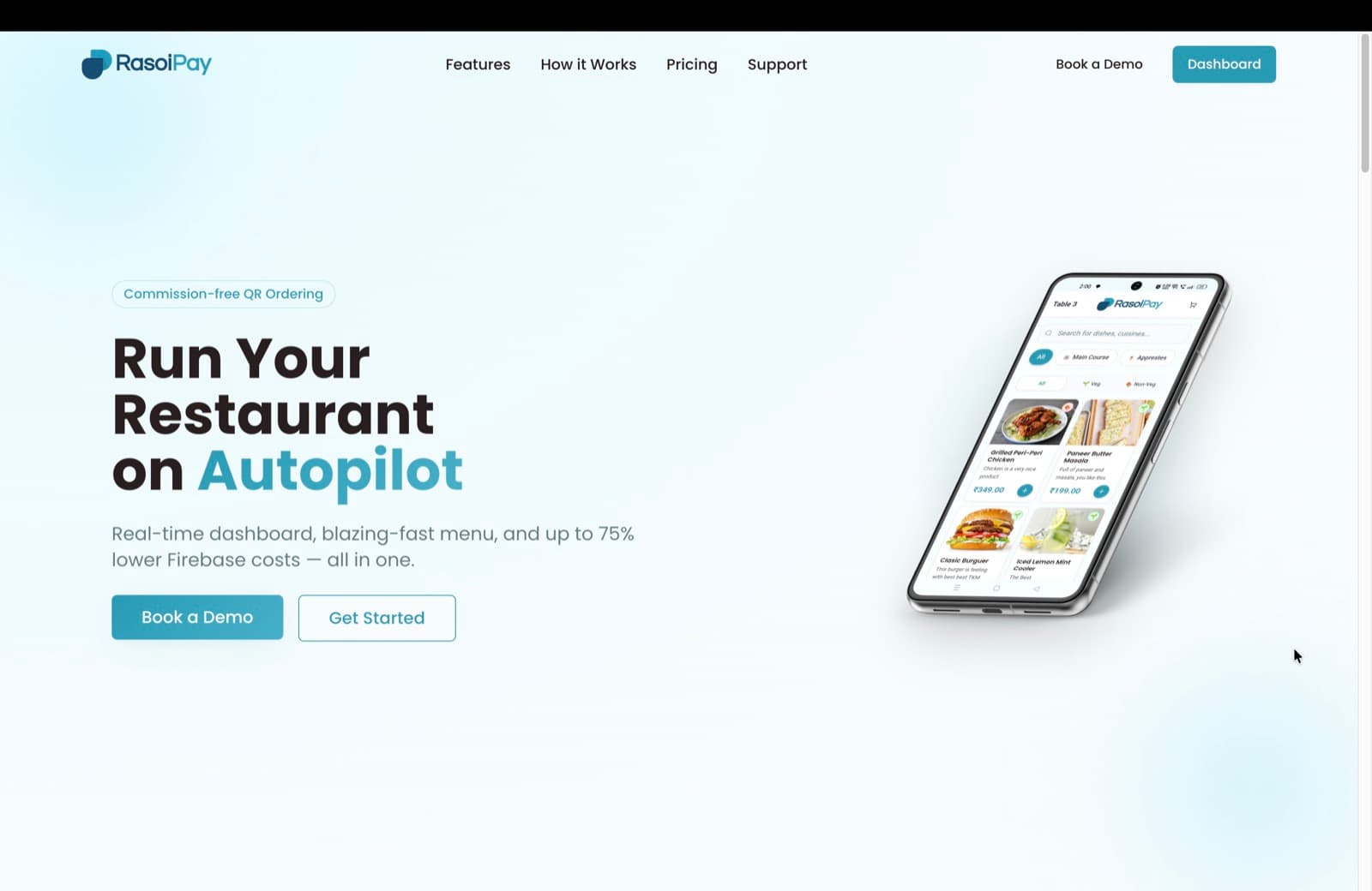 Landing page